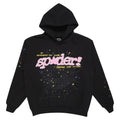 "Sp5der" Hoodie Black/Pink